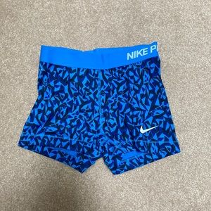 Nike Pro Spandex Shorts.